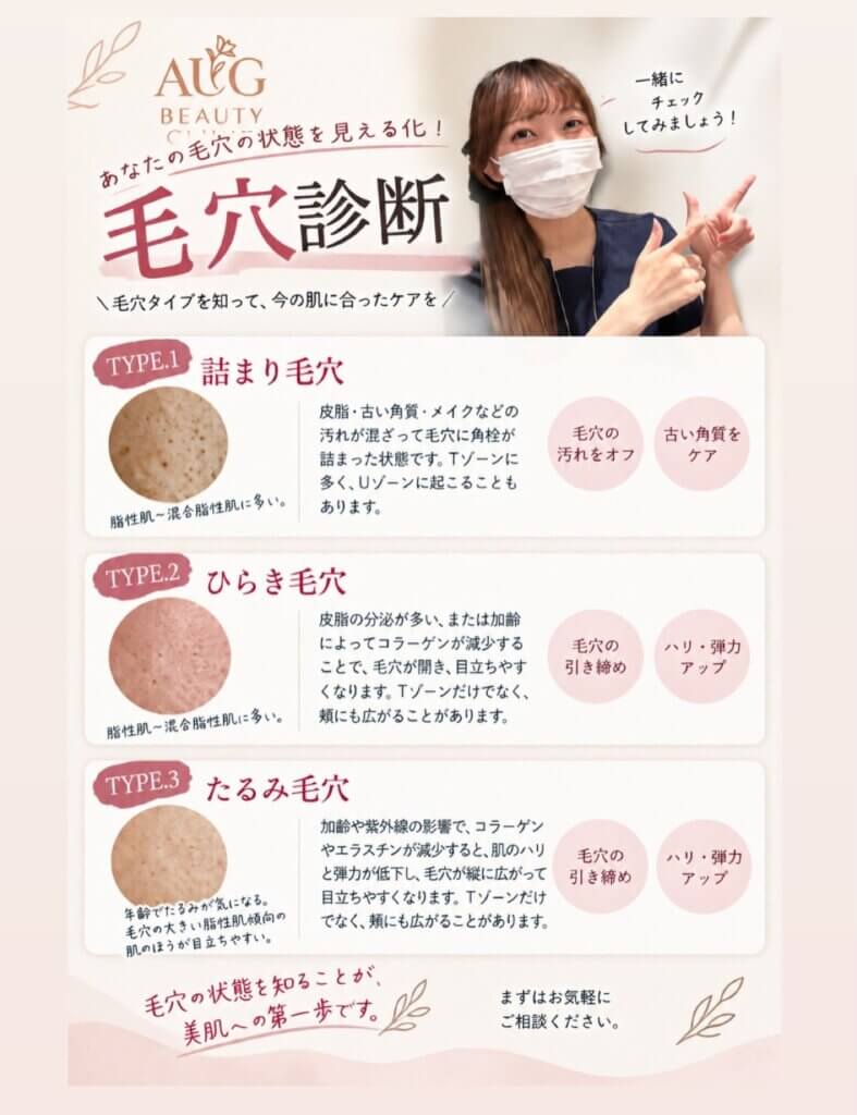 毛穴診断の説明 (1)